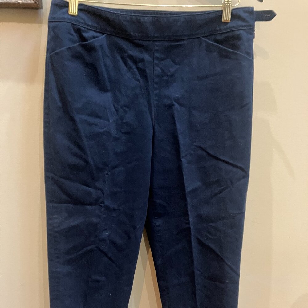 Navy Cropped Pants